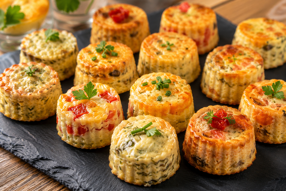 Prêts en 10 minutes et avec 3 œufs : ces mini-flans salés express vont devenir les stars de vos apéros d'été