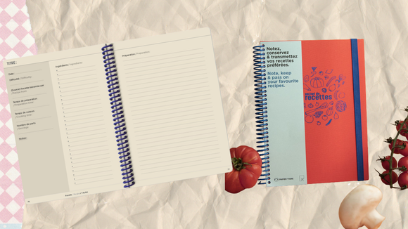 Et si vous commenciez un carnet de recettes à transmettre ? Succombez à la tendance du journaling !