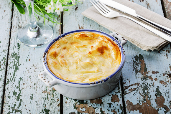 Gratin de topinambour et pomme de terre Adobe Stock
 