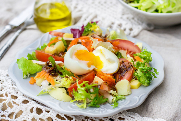 Idées de recettes à faire avec un oeuf mollet. Adobestock