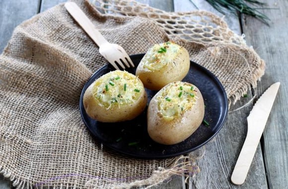 Pommes de terre farcies. Silvia Santucci