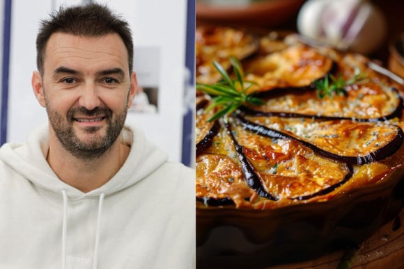 Cyril Lignac partage sa recette très gourmande de tatin d’aubergines pour profiter de ce légume  avant la fin de la saison
