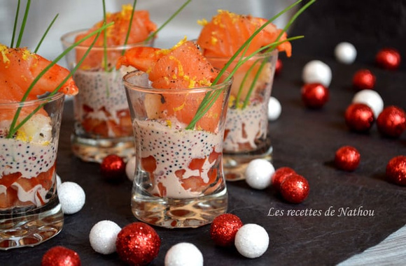 20 idées recettes de verrines de Noël faciles et rapides pour votre apéro dinatoire de fêtes