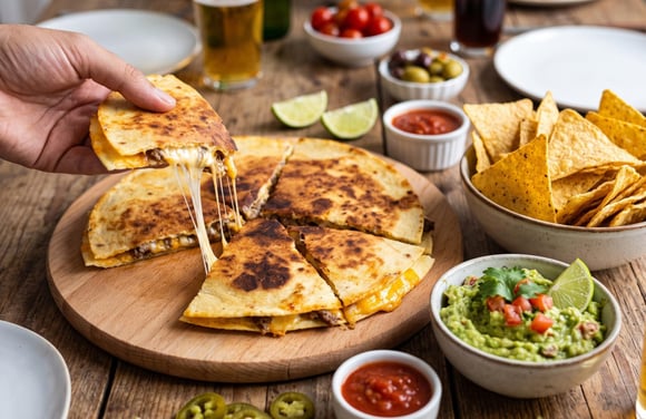 Oubliez les chips : la recette des quesadillas à la viande hachée pour un apéro ultra-gourmand
