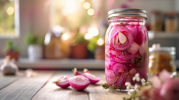 Comment faire des pickles d'oignon maison pour agrémenter vos salades ou vos plats ?