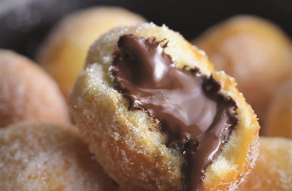 Beignets au chocolat. 750g
