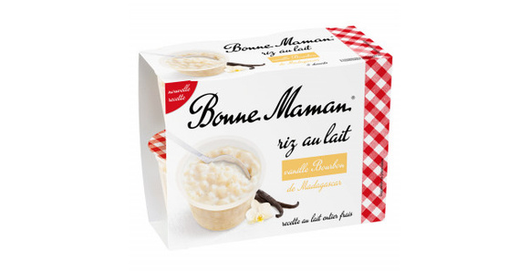 Riz au lait de la marque Bonne Maman. 