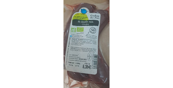 Rappel produit : présence de Listeria dans ces boudins noirs, ne les consommez pas