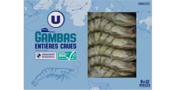 Rappel produit : ces gambas vendues partout en France présentent un risque bactériologique !