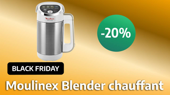 Black Friday Week : vite, ce blender chauffant Moulinex est à prix mini !