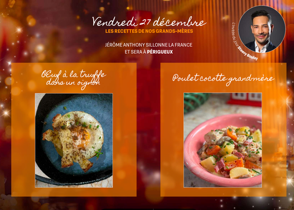 Tous en cuisine : réaliser chez vous les recettes de Cyril Lignac grâce à cette liste de courses de la semaine du 23 décembre !