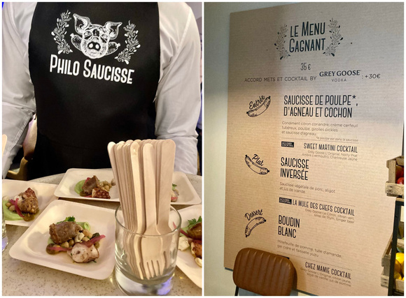 Philo Saucisse, le menu / Pascale Weeks