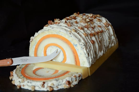 La bûche de Noël originale 100 % fromage