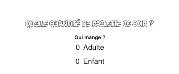 Un site calcule les quantités exactes dont vous avez besoin pour votre prochaine raclette