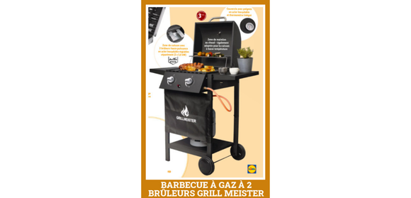 @ Catalogue Lidl/ Un barbecue à gaz Lidl à prix cassé