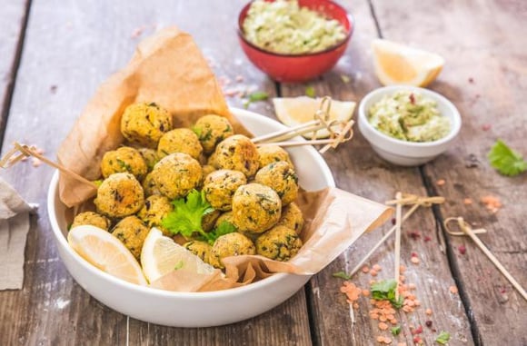 Croquettes de lentilles Corail. Vivien Paille