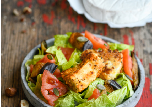 Chèvre boîte snacké en salade folle. ANICAP