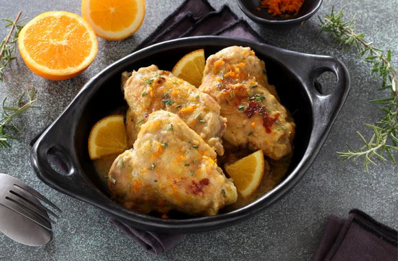 Poulet à l'orange. Silvia Santucci
