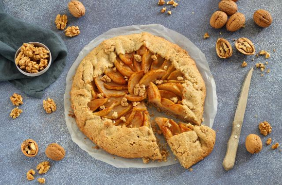 Tarte rustique poires-noix. Silvia Santucci