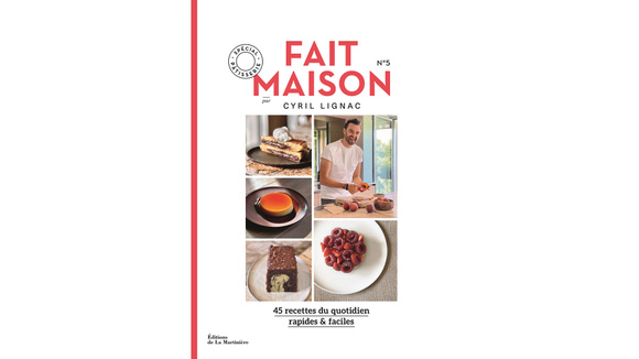 Cyril Lignac : Le livre fait-maison n°5 sera 100% pâtisserie