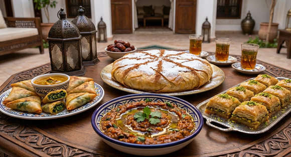 5 idées de repas pour le menu du Ramadan 2026 : des bricks en entrée jusqu'aux traditionnelles corne de gazelle en dessert