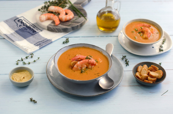 Bisque aux gambas. Nadia Paprikas