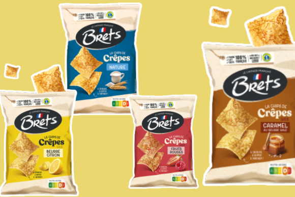 La chips se transforme en crêpe sucrée : découvrez le nouveau pari fou de la marque Brets !
