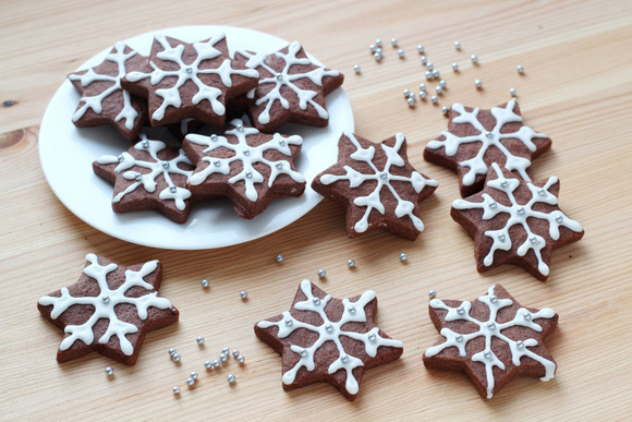 Cette recette de sablés de Noël flocons de neige est inratable