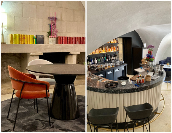 Une partie du restaurant / Le bar 