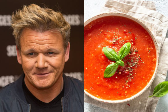 Gordon Ramsay livre son astuce pour préparer une soupe à la tomate particulièrement goûteuse
