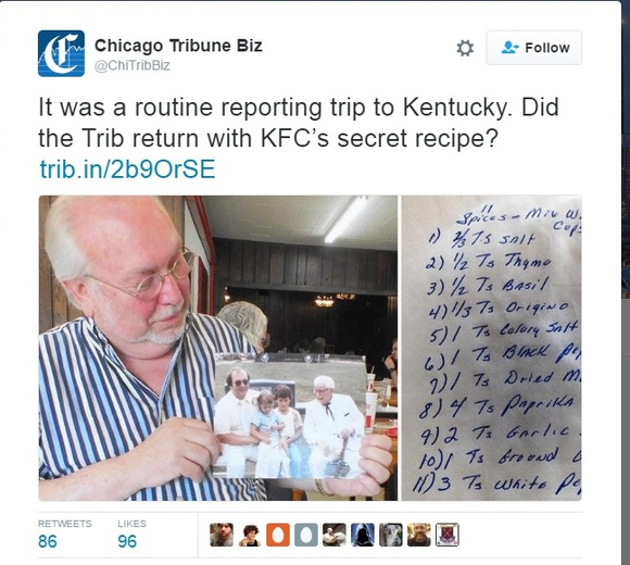 Source : compte twitter du Chicago Tribune 