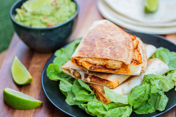 Quesadillas au poulet. Nadia Paprikas