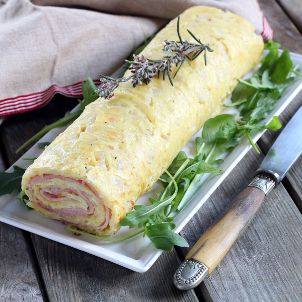 Recette Roule Sale Pommes De Terre Jambon Et Fromage En Video