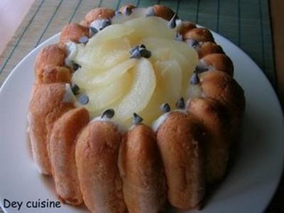recette - charlotte aux poires savoureuse | 750g