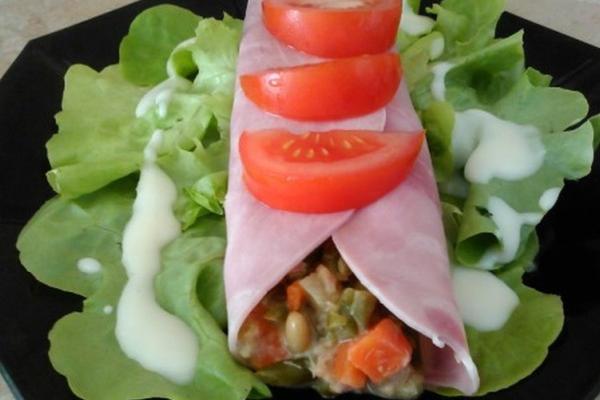 Recette Roule De Jambon De Paris A La Macedoine De Legumes 750g