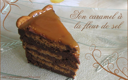 Recette Charlotte Au Chocolat Speculoos Et Caramel A La Fleur De Sel En Video