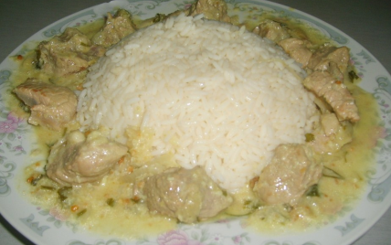 Curry De Veau à La Noix De Coco