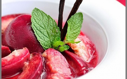 Recette Salade Fraiche De Peches De Vigne A La Vanille Et A L Huile D Olive 750g Recette Salade Fraiche De Peches De Vigne A La Vanille Et A L Huile D Olive 750g