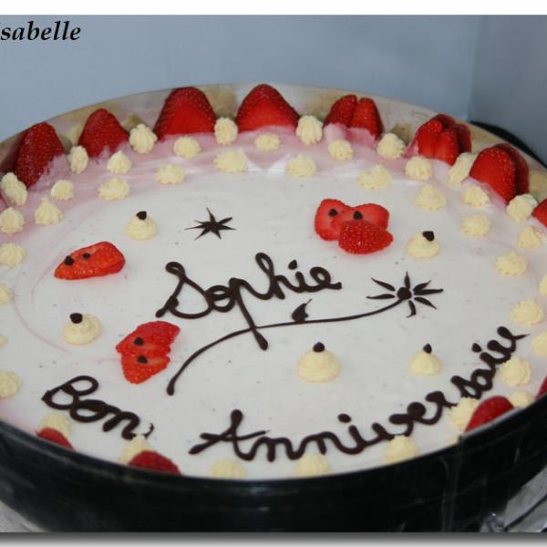 Recette Gateau Sable A La Pistache Et Mousse De Fraise 750g