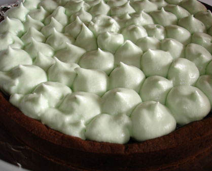Recette Tarte Meringuee Choco Menthe 750g