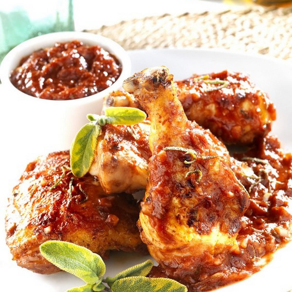 Poulet mariné tomate et sauge-image