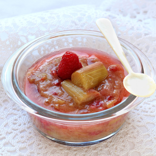 Recette Compote De Rhubarbe A La Framboise 750g