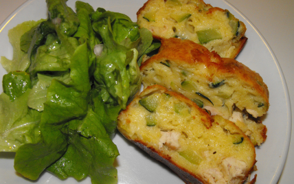 Recette Cake Sale Poulet Courgette 750g