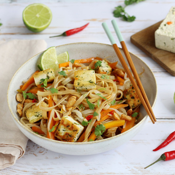 Pad Thaï au tofu épinard noisette-image