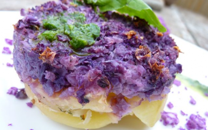 Recette Gratin A La Sablee De Chou Fleur Violet Emulsion De