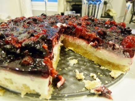 Recette Tarte Panacotta Fruits Rouges 750g