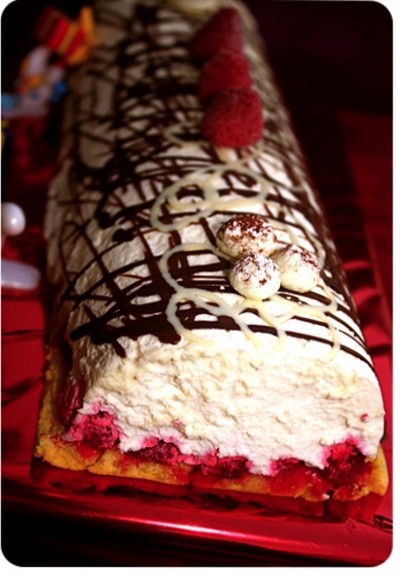 Recette Buche Framboisine 750g