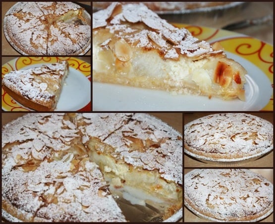 Recette Tarte Amandine Aux Poires Et Creme D Amandes Sur Pate