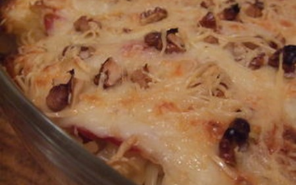 Recette Gratin De Pates Au Jambon Sec Et Noix 750g