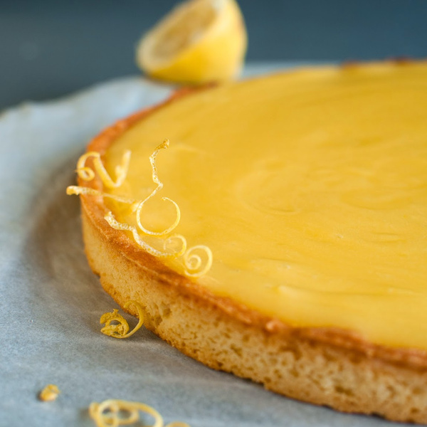 Recette Tarte Gourmande Au Citron Poudre D Amande Et Beurre Demi Sel En Video